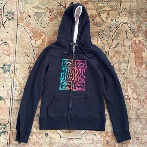 Billabong Hoodie Sweatshirt Size Women’s M Full Zip Skater Vtg Y2K